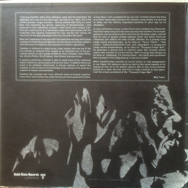 Candido : Thousand Finger Man (LP, Album, Bla)