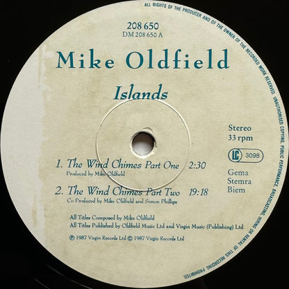 Mike Oldfield : Islands (LP, Album)
