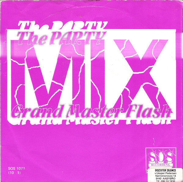Grandmaster Flash : The Party Mix (7", Sol)