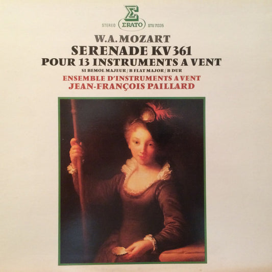 Wolfgang Amadeus Mozart, Orchestre De Chambre Jean-François Paillard : Serenade KV 361 Pour 13 Instruments À Vent (LP, Album)
