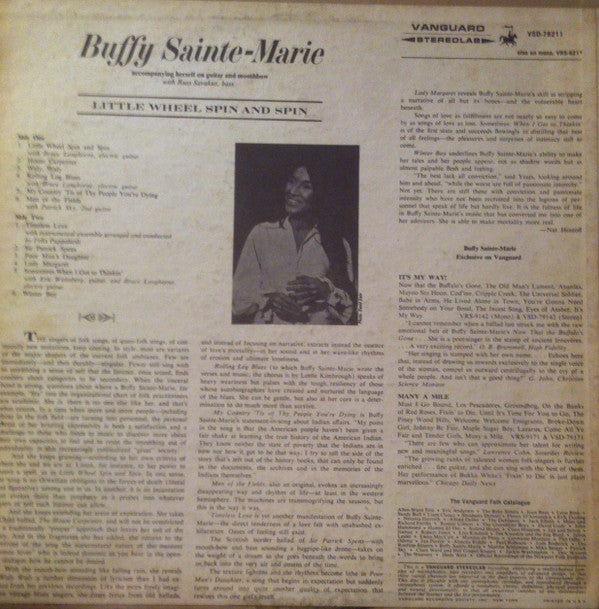 Buffy Sainte-Marie : Little Wheel Spin And Spin (LP, Album, Gol)