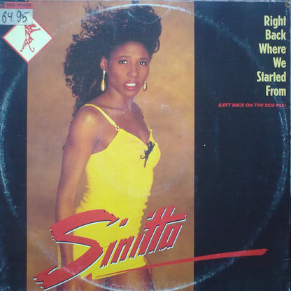 Sinitta : Right Back Where We Started From (Left Back On The Side Mix) (12")