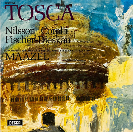 Giacomo Puccini, Birgit Nilsson, Franco Corelli, Dietrich Fischer-Dieskau, Orchestra dell'Accademia Nazionale di Santa Cecilia And Coro dell'Accademia Nazionale di Santa Cecilia, Lorin Maazel : Tosca (2xLP, Album + Box)