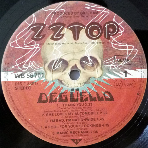 ZZ Top : Degüello (LP, Album)