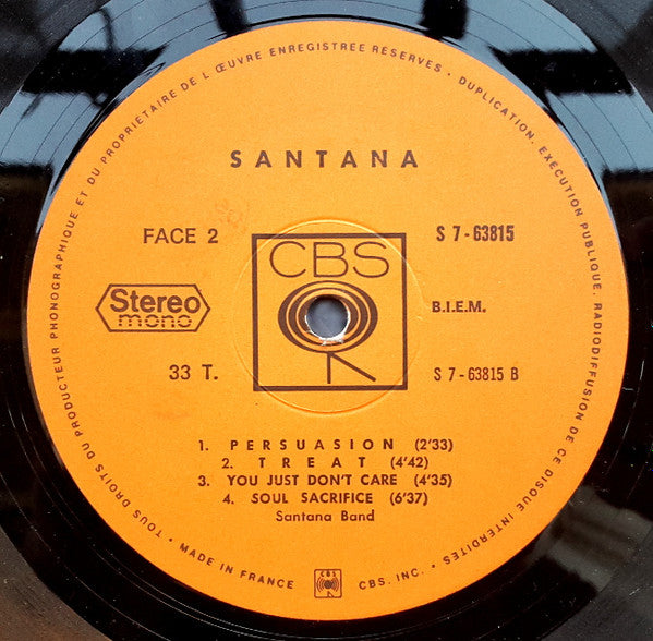 Santana : Santana (LP, Album)