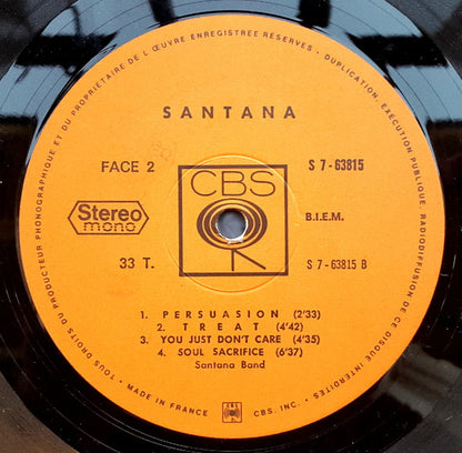 Santana : Santana (LP, Album)