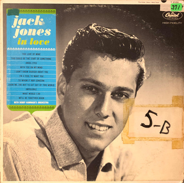 Jack Jones : In Love (LP, Album, Mono, RE)