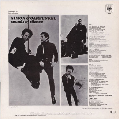 Simon & Garfunkel : Sounds Of Silence  (LP, Album, RE)