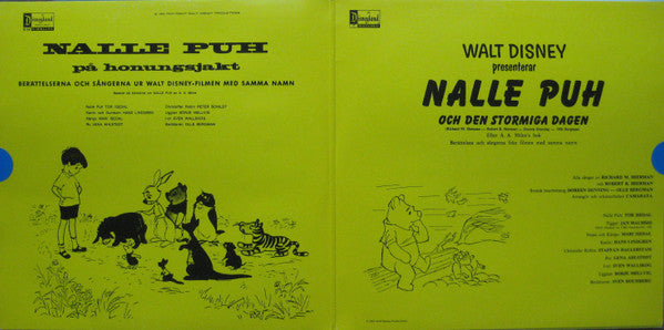 Various : Två Berättelser Om Nalle Puh (2xLP, Gat)