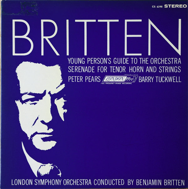 Benjamin Britten, Peter Pears, Barry Tuckwell, London Symphony Orchestra : Serenade Opus 31 / Young Person's Guide To The Orchestra (LP, Album)