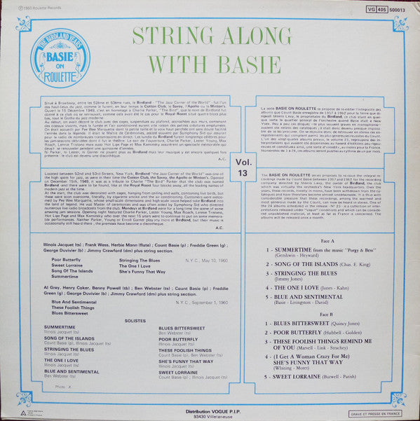 Count Basie : String Along With Basie (LP, Album, RE)