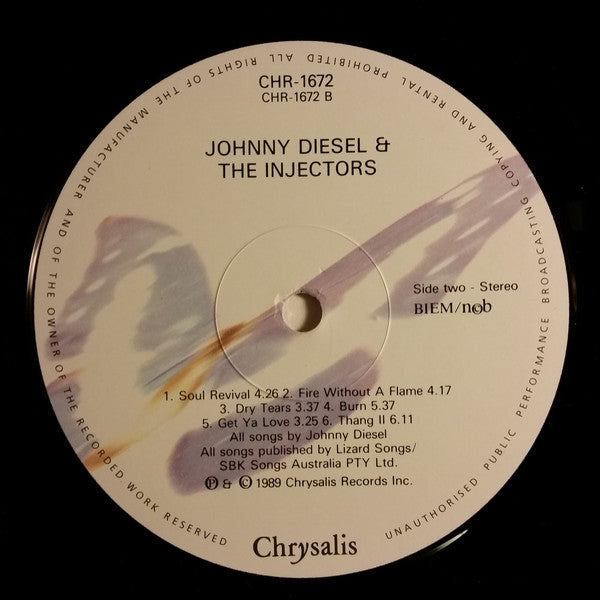 Johnny Diesel & The Injectors : Johnny Diesel & The Injectors (LP, Album)