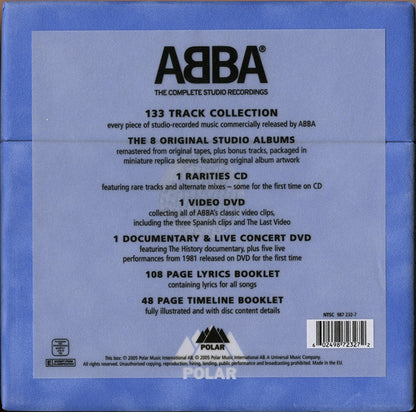 ABBA : The Complete Studio Recordings (Box, Comp, Ltd + CD, Album, RE, RM, Bla + CD, Albu)