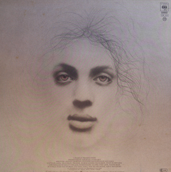 Billy Joel : Piano Man (LP, Album, RE)