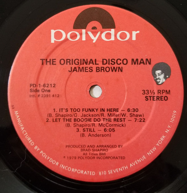 James Brown : The Original Disco Man (LP, Album, 53 )