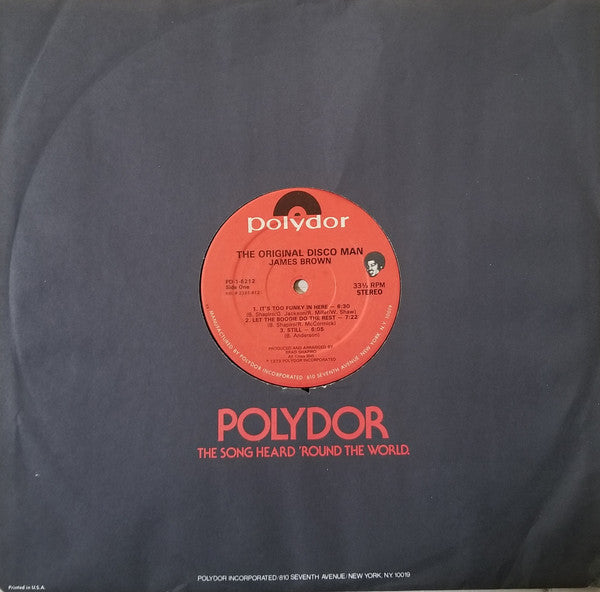 James Brown : The Original Disco Man (LP, Album, 53 )