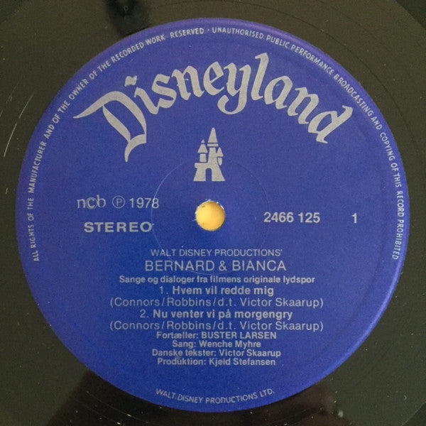 Various : Bernard & Bianca  (LP)