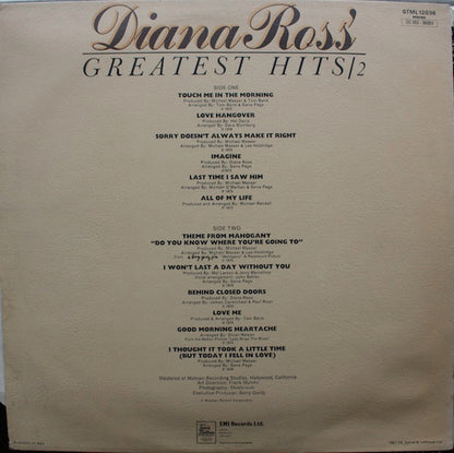 Diana Ross : Diana Ross' Greatest Hits / 2 (LP, Comp, Emb)