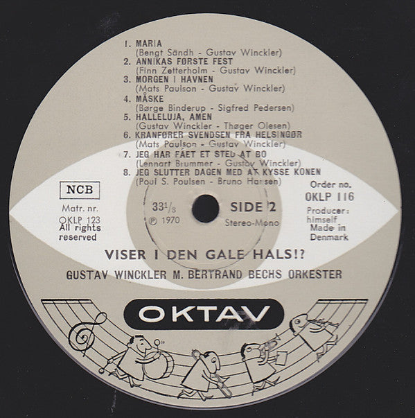 Gustav Winckler : Viser I Den Gale Hals!? (LP)