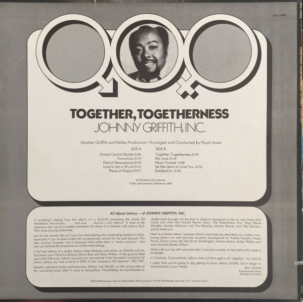 Johnny Griffith, Inc. : Together, Togetherness (LP, Album)