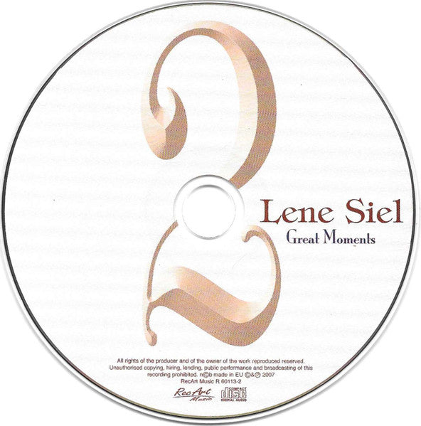 Lene Siel : Great Moments (2xCD, Comp)