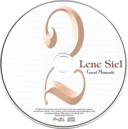 Lene Siel : Great Moments (2xCD, Comp)