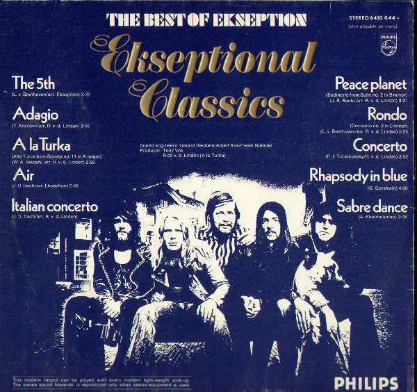 Ekseption : Ekseptional Classics - The Best Of Ekseption (LP, Comp, Emb)