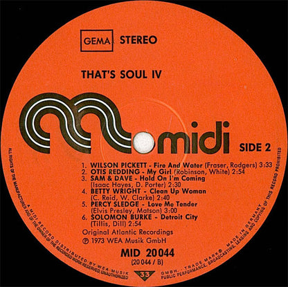 Various : That's Soul 4 (LP, Comp)