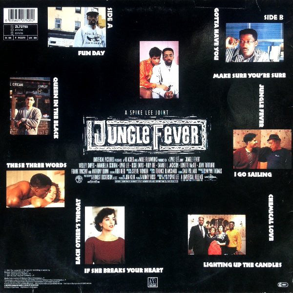 Stevie Wonder : Jungle Fever - Music From The Movie (LP, Album)