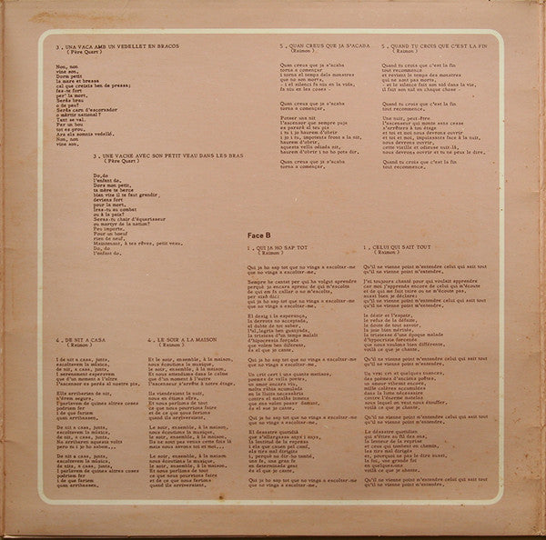 Raimon : T'Adones Amic...? (LP, Album, Mono, Gat)