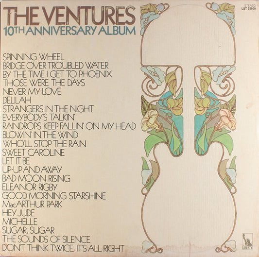 The Ventures : 10th Anniversary Album (2xLP, Album, Gat)