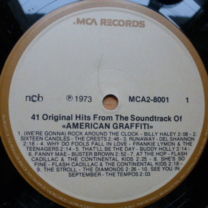 Various : 41 Original Hits From The Sound Track Of American Graffiti (2xLP, Comp, gat)