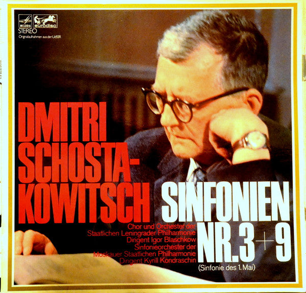 Dmitri Shostakovich : Sinfonien Nr.3+9 (LP, Comp)