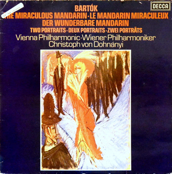 Béla Bartók, Christoph von Dohnányi, Wiener Philharmoniker : The Miraculous Mandarin; Two Portraits (LP)