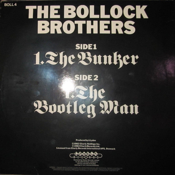 The Bollock Brothers : The Bunker (12", Maxi, RE)