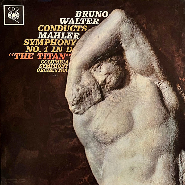 Bruno Walter Conducts Gustav Mahler - Columbia Symphony Orchestra : Symphony No. 1 In D "The Titan" (LP)