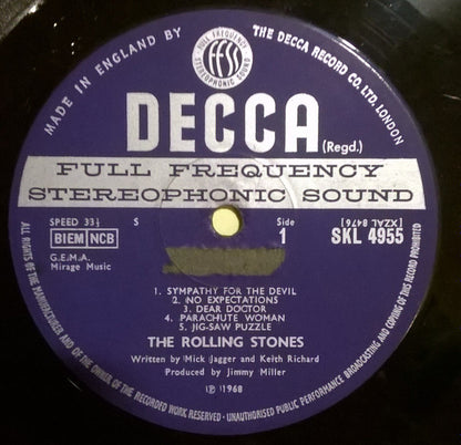 The Rolling Stones : Beggars Banquet (LP, Album, Gat)