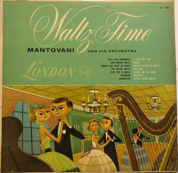 Mantovani And His Orchestra : Waltz Time (LP, Album, Mono)