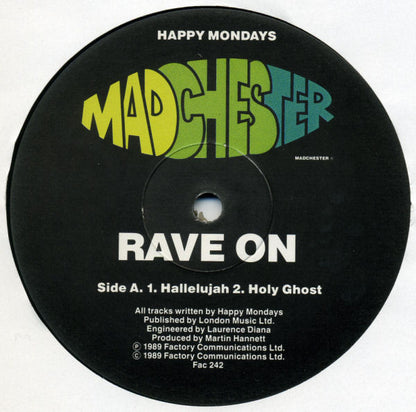 Happy Mondays : Madchester Rave On (12", EP, Emb)