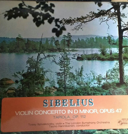 Jean Sibelius : Violin Concerto In D Minor (LP)