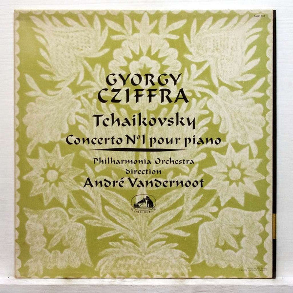 Pyotr Ilyich Tchaikovsky - Gyorgy Cziffra, André Vandernoot, Philharmonia Orchestra : Concerto No 1 pour piano (LP, Album)