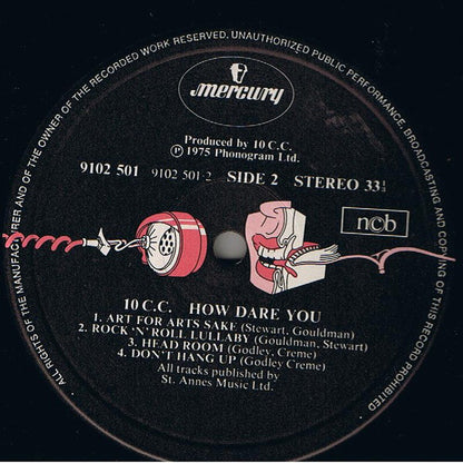 10cc : How Dare You! (LP, Album, Gat)