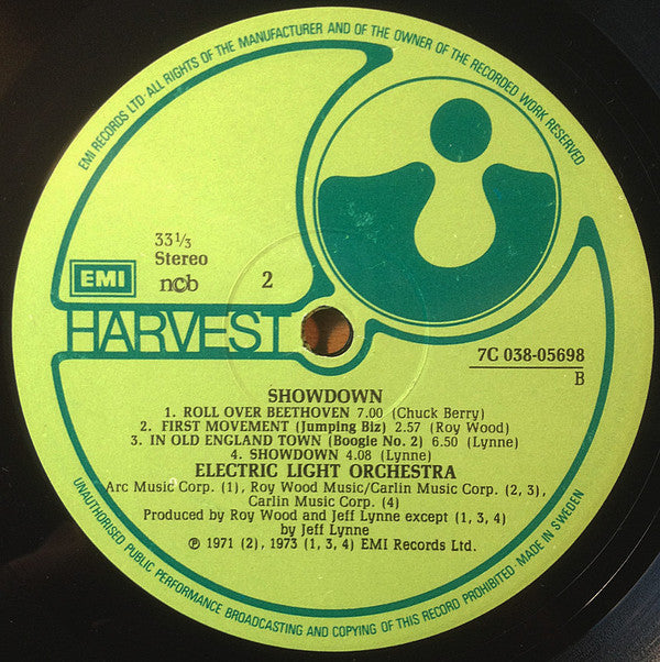 Electric Light Orchestra : Showdown (LP, Comp)