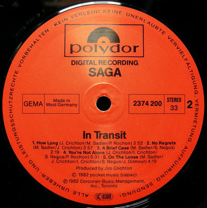 Saga (3) : In Transit (LP, Album)