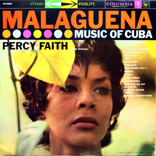 Percy Faith & His Orchestra : Malagueña (Music Of Cuba) (LP, Album, RE)