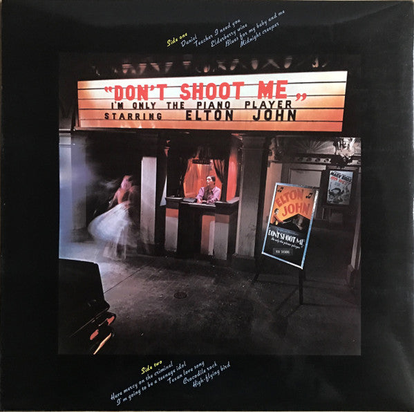 Elton John : Don't Shoot Me I'm Only The Piano Player (LP, Album)