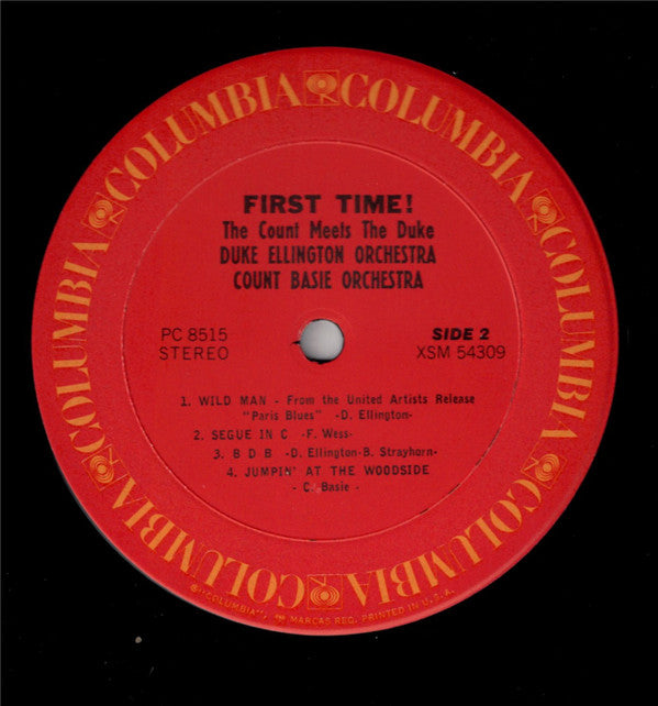 Duke Ellington And Count Basie : First Time! The Count Meets The Duke (LP, Album, RE)