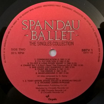 Spandau Ballet : The Singles Collection (LP, Comp, MPO)