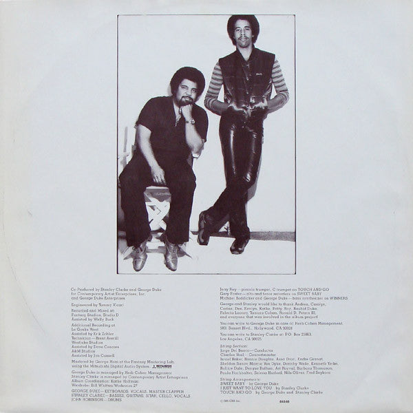 Stanley Clarke/George Duke : The Clarke / Duke Project (LP, Album)