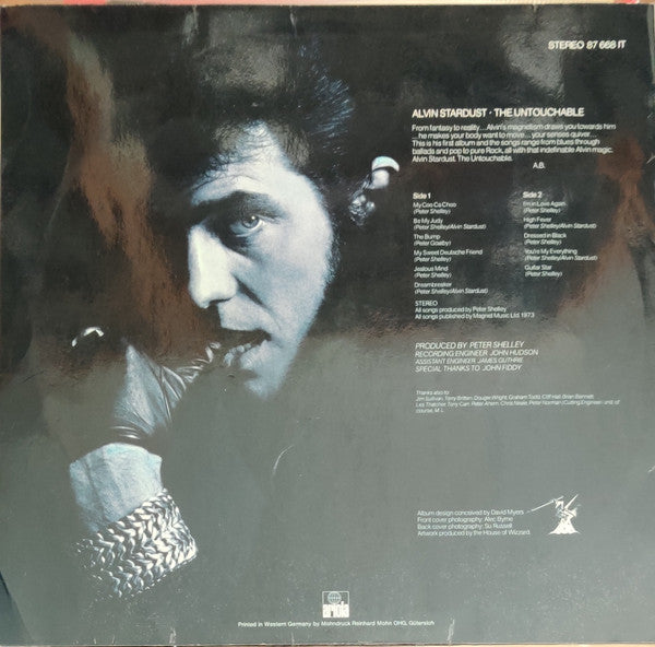 Alvin Stardust : The Untouchable (LP, Album)